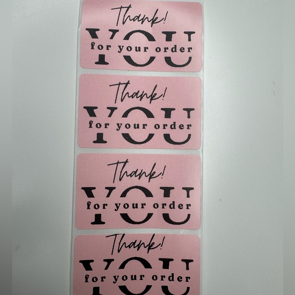 100 pcs Thank You for your order my 2" Stickers labels NWT - Picture 5 of 14